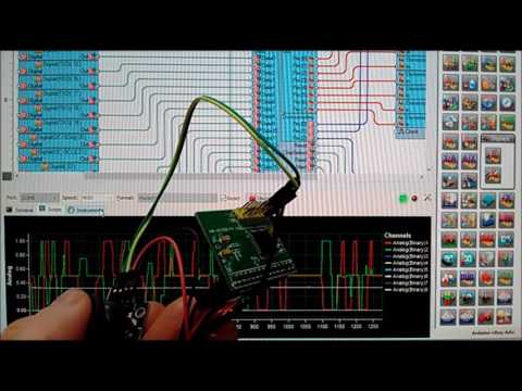 Arduino Mega and Visuino: Connect AD7606 8 Channel 16 Bit Bipolar ADC in 16 bit parallel mode