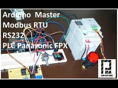 Arduino Modbus Master RTU and PLC Panasonic FPX C14R Slave: PDA_Control