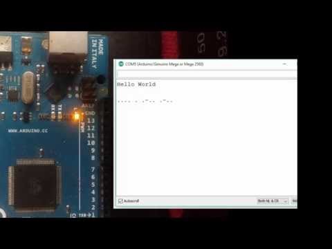 Arduino Morse code