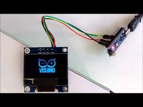 Arduino Nano: Bitmap animation SSD1306 I2C OLED Display with Visuino