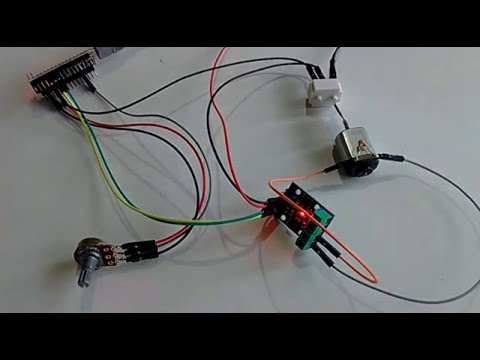 Arduino Nano: Control Brushelss DC Motor with L9110S Driver Board and Visuino