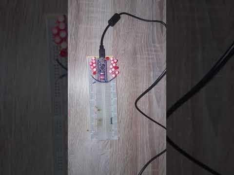 Arduino Nano Blinking LED-s Breadboard Test