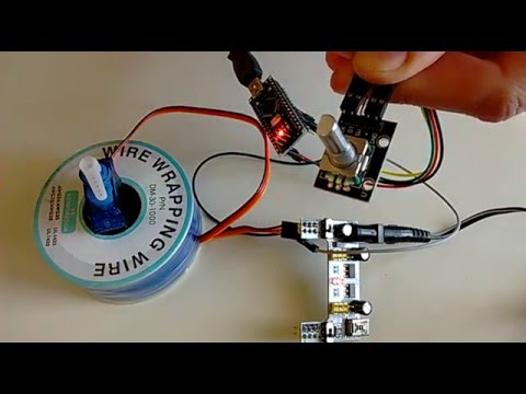 Arduino Nano and Visuino: Control Servo with Rotary Encoder