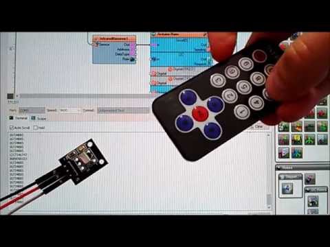 Arduino Nano and Visuino: Infrared Remote Control Receiver
