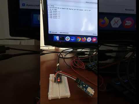 Arduino Nano running test program