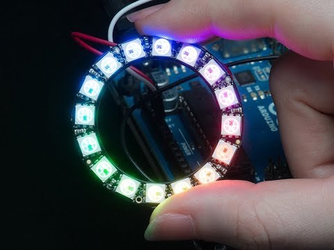 Arduino Neopixel LED Ring Ws2812 - Visuino Tutorial