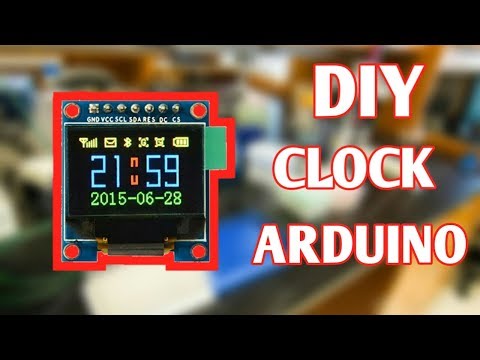 Arduino OLED Clock using DS1307 ic