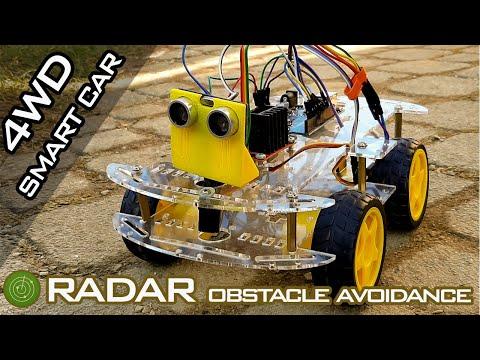 Arduino Obstacle Avoidance Smart Robot Car with Radar