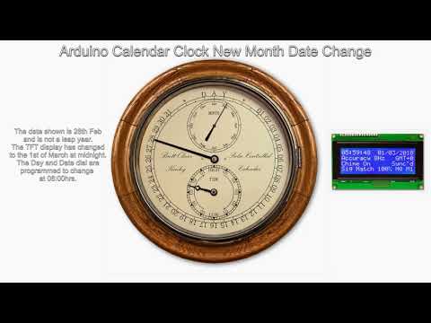 Arduino Perpetual Calendar Clock