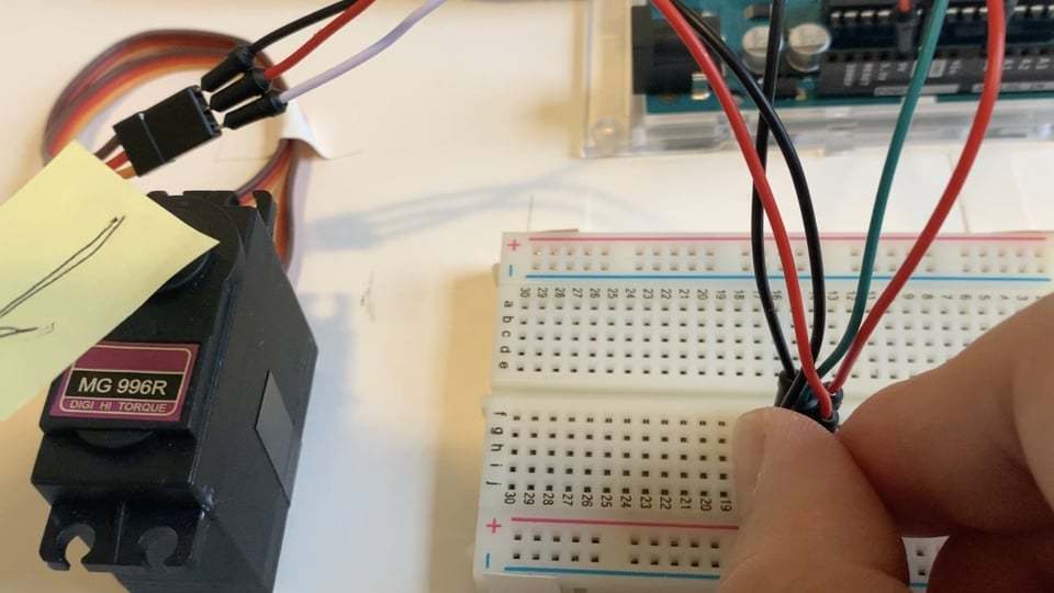 Arduino Potentiometer Servo