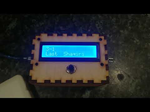 Arduino Powered Bet Generator