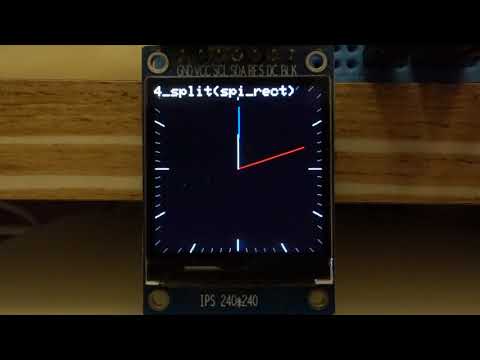 Arduino Pro Micro @8MHz continuous sweep second hand benchmark