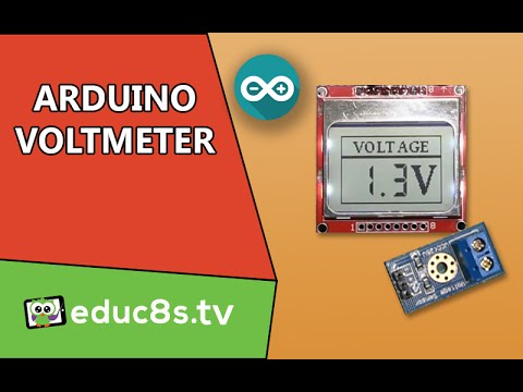 Arduino Project: DIY Voltmeter using a simple voltage sensor and Arduino Uno and a Nokia 5110 LCD.