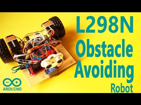 Arduino Project 10: Obstacle Avoiding Robot using L298N