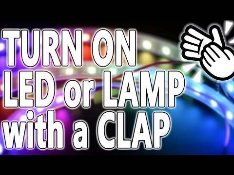 Arduino Project 12: Turn ON your LEDs and Lamps with a Clap (Relay and Sound Sensor)