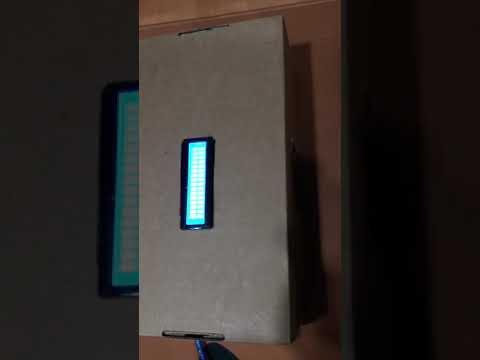 Arduino Project Sonar object counter