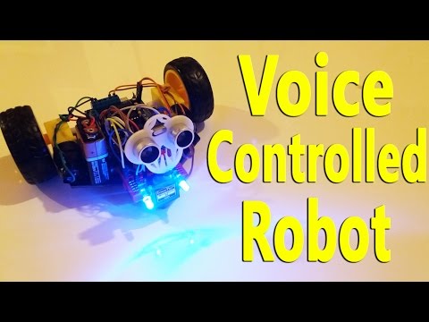 Arduino Project Turorial 13 : Voice Controlled Robot (Bluetooth and Smartphone)