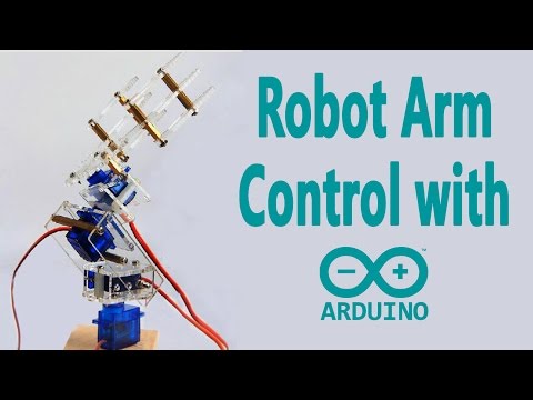 Arduino Project Tutorial 14: Robot Arm Control with a Potentiometer