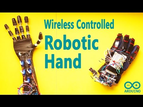 Arduino Project Tutorial 18: Make a Low Cost Robotic Hand with Wireless Controlled (using nRF24L01)