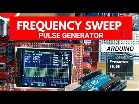 Arduino Pulse Generator Frequency Sweep