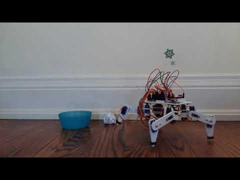 Arduino Quadruped Robot: Skim motion and Gripping