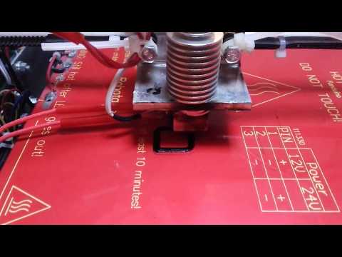 Arduino RAMPS 3d printer first test