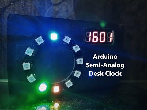 Arduino Semi-Analog Desk Clock