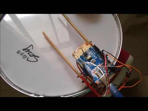 Arduino Servo Robotic Drummer