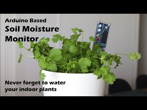 Arduino Soil Moisture Monitor - Never Forget To Water Your Indoor Plants