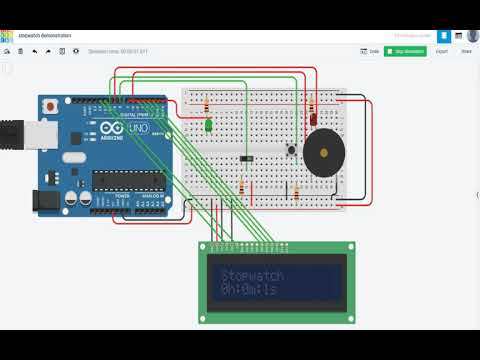 Arduino Stopwatch Demonstration