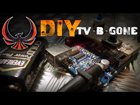 Arduino TV B-Gone (Switch ANY* TV off)