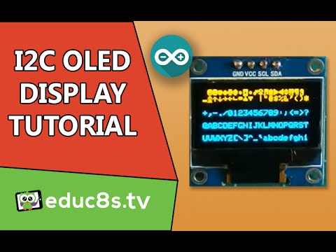 Arduino Tutorial: 0.96' 128x64 I2C OLED Display from banggood.com tutorial with review and drivers