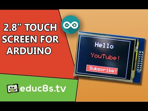 Arduino Tutorial: 2.8&amp;quot; TFT LCD Touch Screen ILI9325 with Arduino Uno and Mega from Banggood.com