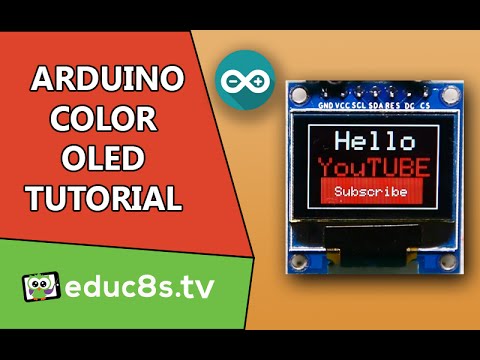 Arduino Tutorial: Color OLED SSD1331 display with Arduino Uno from Banggood.com