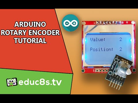 Arduino Tutorial: Rotary Encoder Tutorial on Arduino Mega with Nokia 5110 display