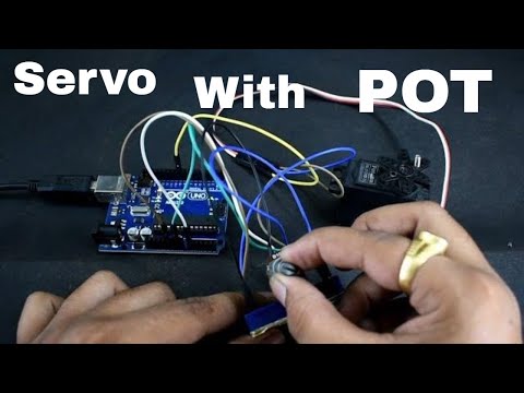 Arduino Tutorial - Servo Motor Control with Potentiometer