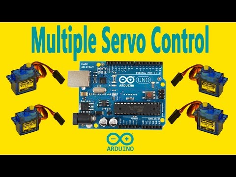 Arduino Tutorial 17: Multiple Servo Control with Arduino