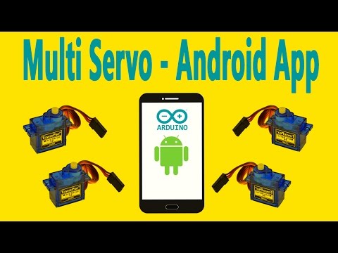 Arduino Tutorial 20: Multi Servo Motor Control via Bluetooth Using the Android App