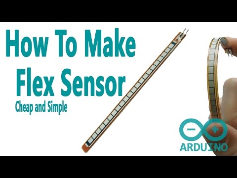 Arduino Tutorial 21 : Make a Flex Sensor for Robotic Hand (Cheap and Simple)