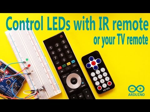 Arduino Tutorial 32: Control your LEDs with TV or IR Remote