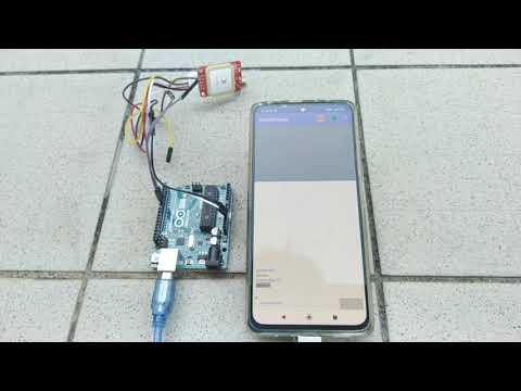 Arduino UNO NEO-7M U-BLOX GPS Module Experiment, with DumbDisplay and TomTom Map