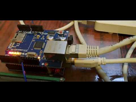 Arduino Uno as IOT device. Devices controlled over Internet.