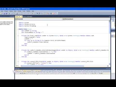 Arduino VB.NET Serial Port Data Logging with Ultrasonic Distance Sensor