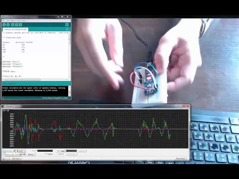 Arduino and Digital Gyroscope ITG3200