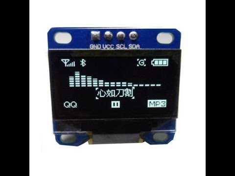 Arduino and I2C 128X64 White OLED SSD1306 LCD LED Display Module