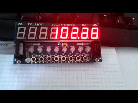 Arduino and TM1638 Demonstration - Numbers