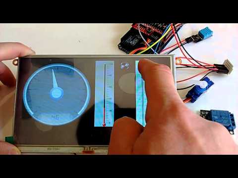 Arduino and Visuino: Connect 4D Systems ViSi Genie smart display to Arduino and program