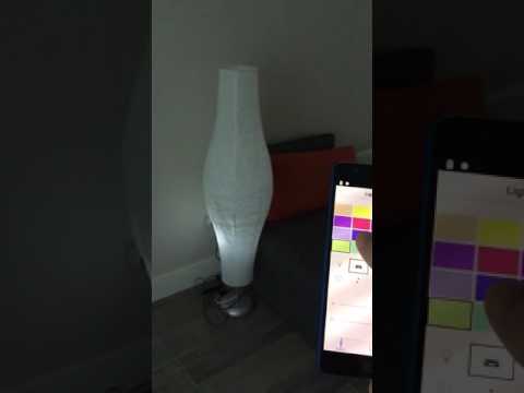 Arduino based IoT glowing Ikea lamp