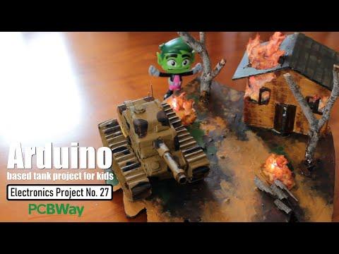 Arduino based tank project for kids