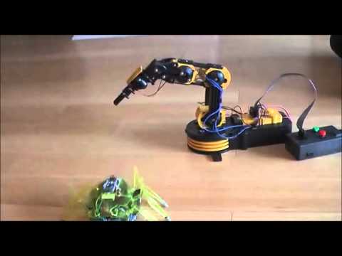 Arduino based wireless wearable controller for OWI Robotic Arm